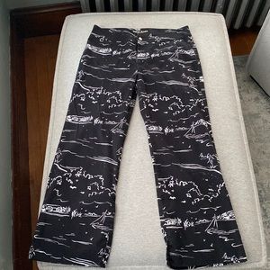 Vintage (circa 2001) Guess Jeans black cropped pants